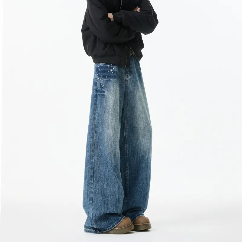 RICE NINE TEN Jeans Unisex Blue-3