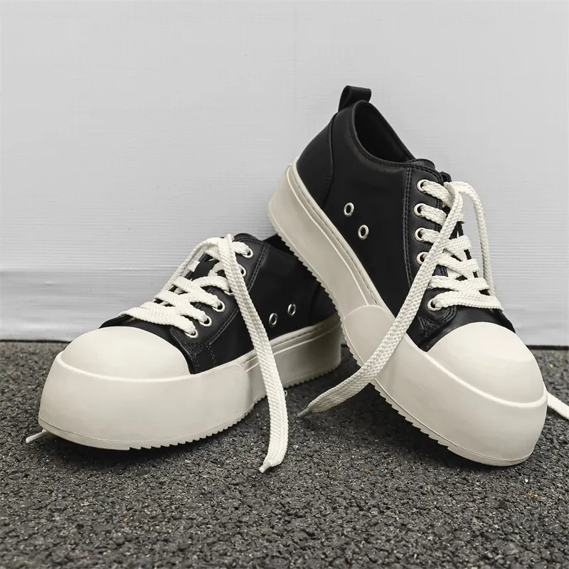 JOSINY Cushioning, Abrasion Resistant, Lightweight, And Breathable Low Top Skateboard Shoes Men's-3