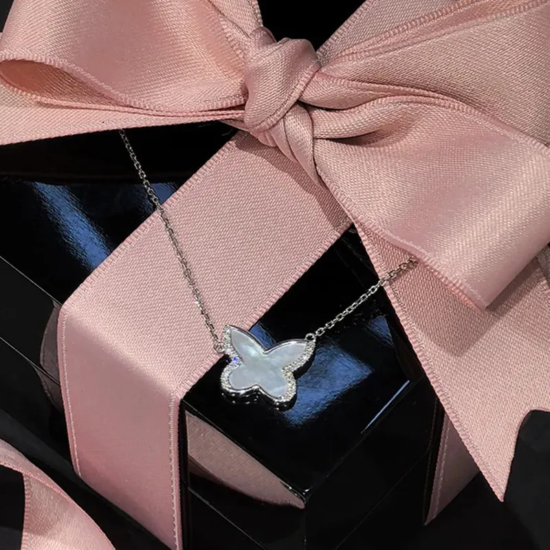 ICEWALD Diamond 925 Mother Of Pearl Necklaces Unisex-5