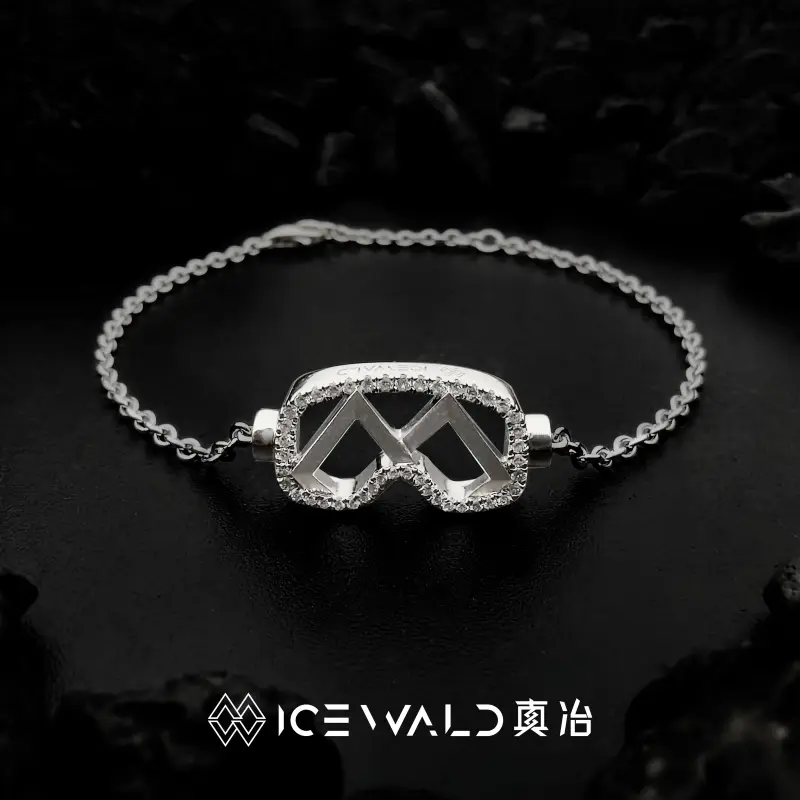 ICEWALD 925 Sterling Silver Bracelets Unisex Silver-3