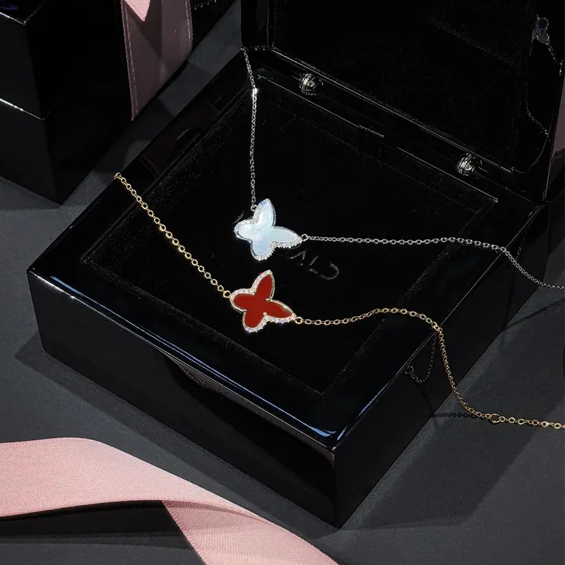 ICEWALD Diamond 925 Mother Of Pearl Necklaces Unisex-29