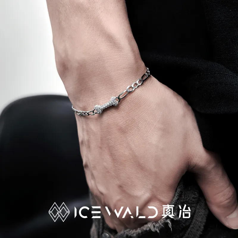 ICEWALD 925 Sterling Silver Bracelets Unisex-3