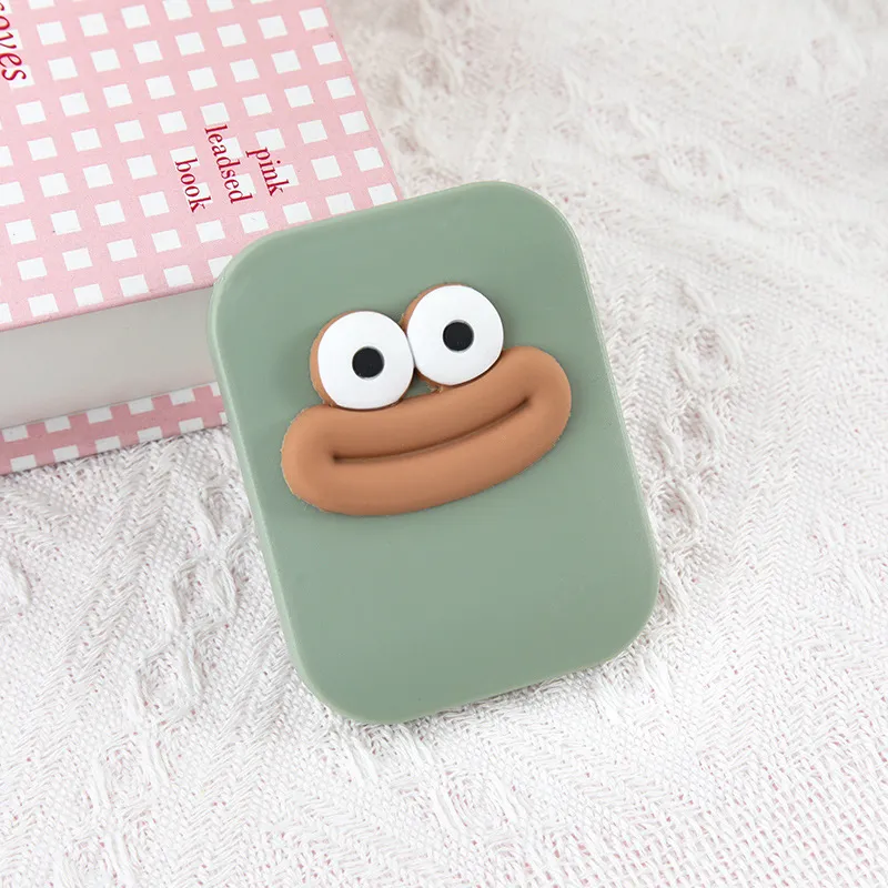 JOYTOUR Quirky Sausage Lips Folding Comb With Brush Small Mirror-9