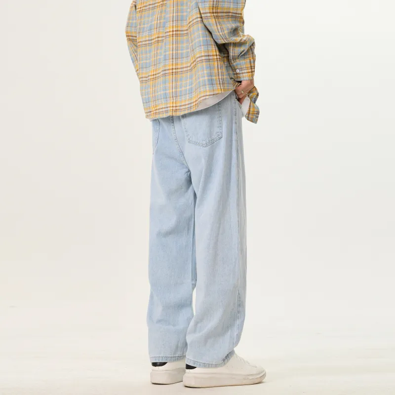 LANGWEIZHE Jeans Unisex-12