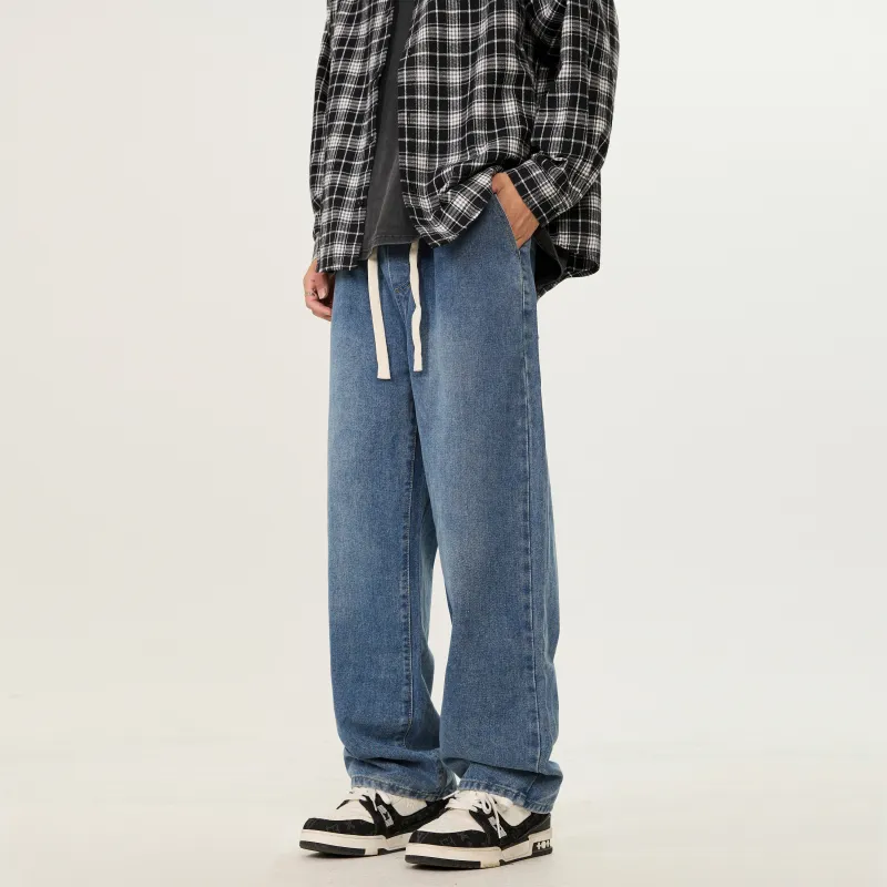 LANGWEIZHE Jeans Unisex-11