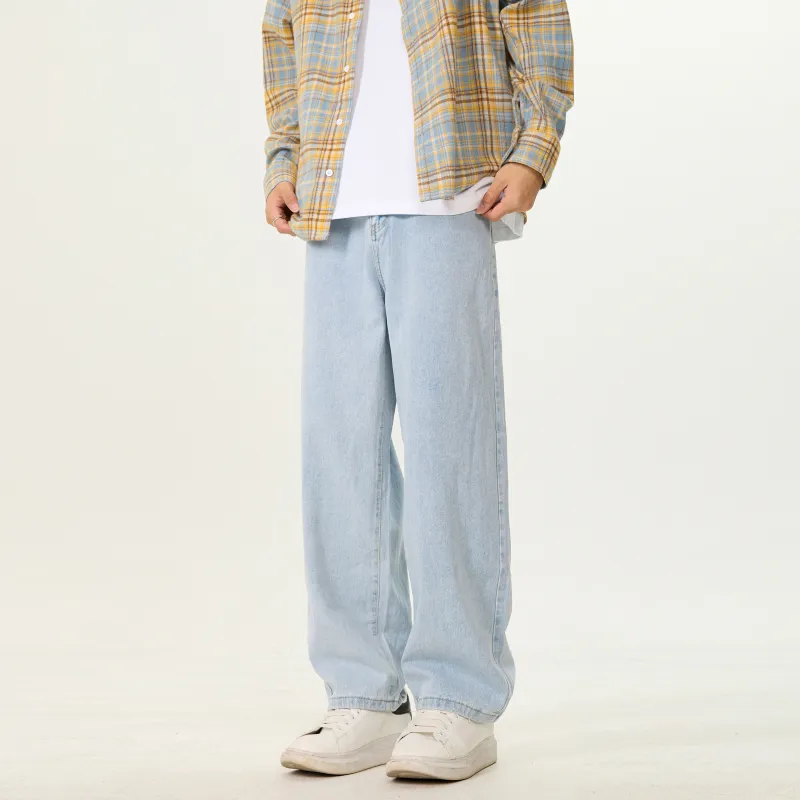 LANGWEIZHE Jeans Unisex-13