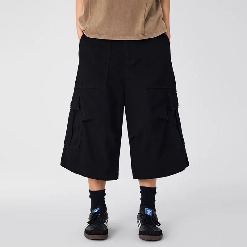 LANGWEIZHE Cargo Shorts Unisex-5