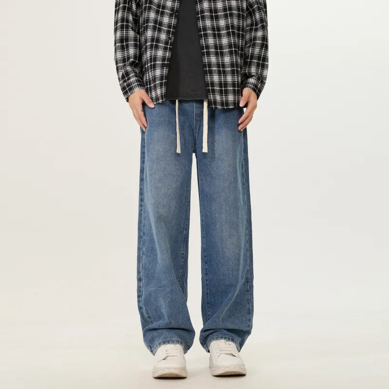 LANGWEIZHE Jeans Unisex-12