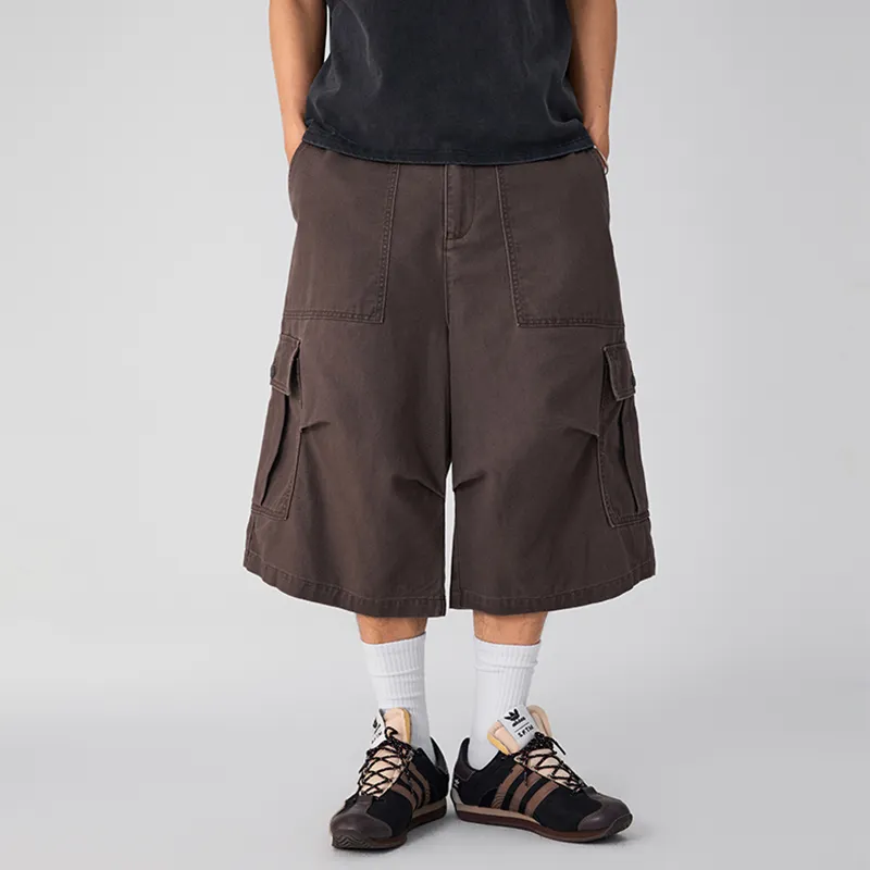LANGWEIZHE Cargo Shorts Unisex-19