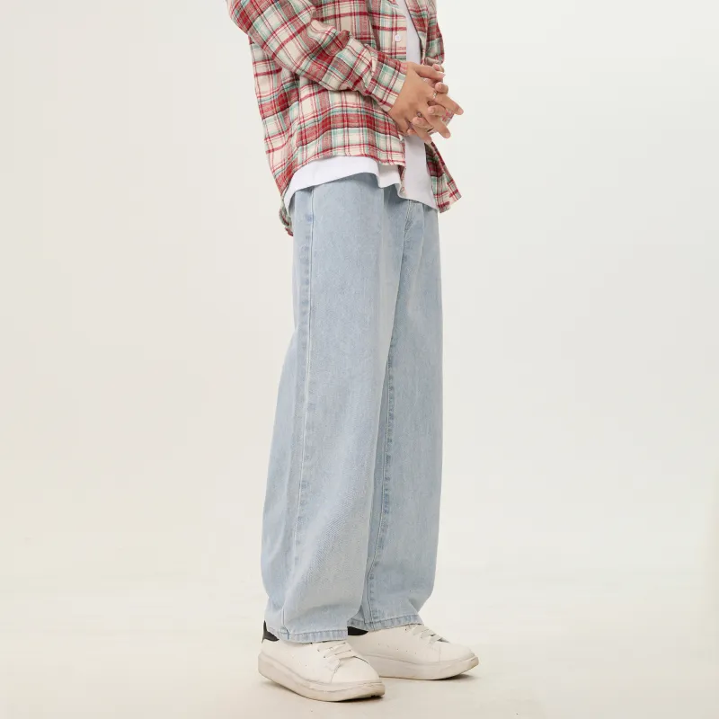 LANGWEIZHE Jeans Unisex-12