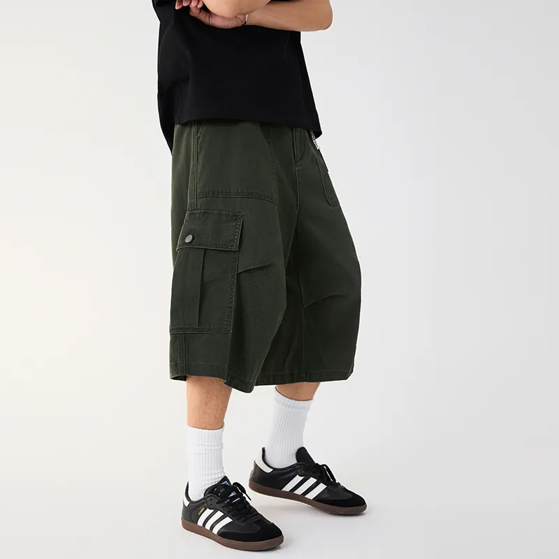 LANGWEIZHE Cargo Shorts Unisex-27