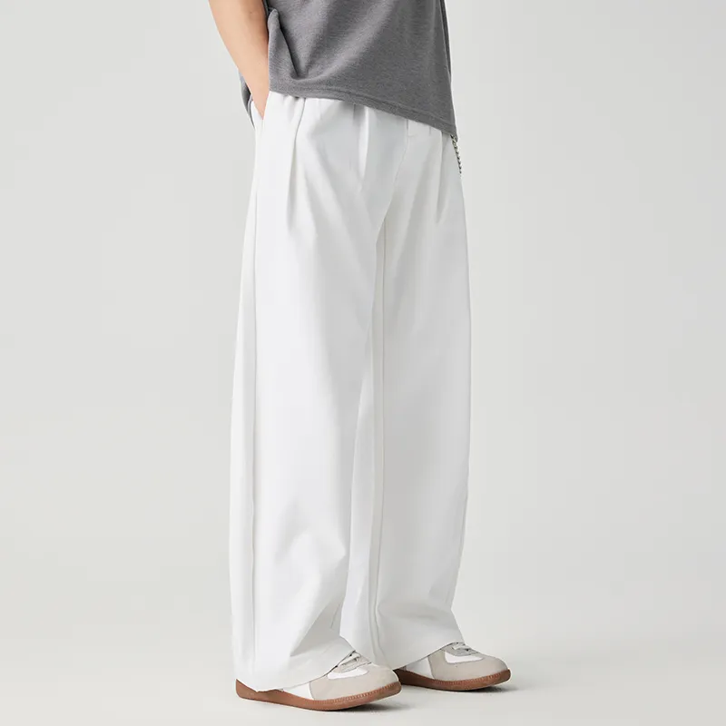 LANGWEIZHE Trendy Versatile Draped Double Bamboo High Quality Basic Unisex-12