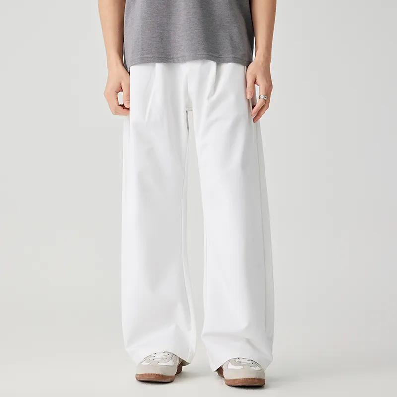 LANGWEIZHE Trendy Versatile Draped Double Bamboo High Quality Basic Unisex-10