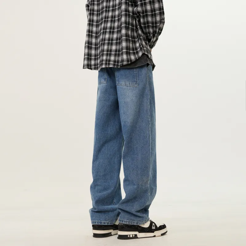 LANGWEIZHE Jeans Unisex-13
