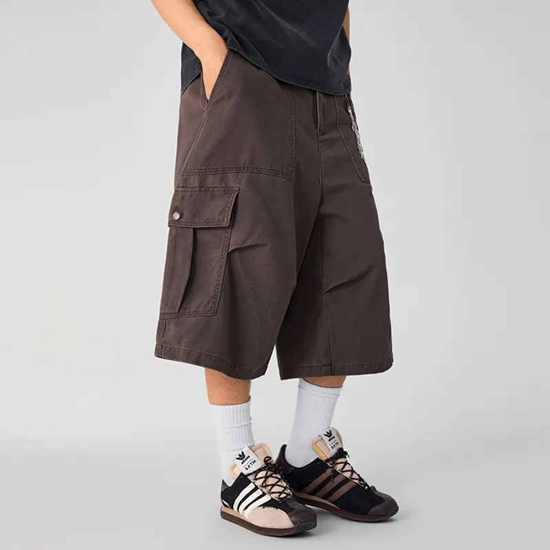 LANGWEIZHE Cargo Shorts Unisex-17
