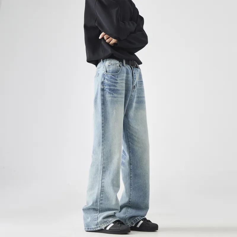 LANGWEIZHE Jeans Unisex-14