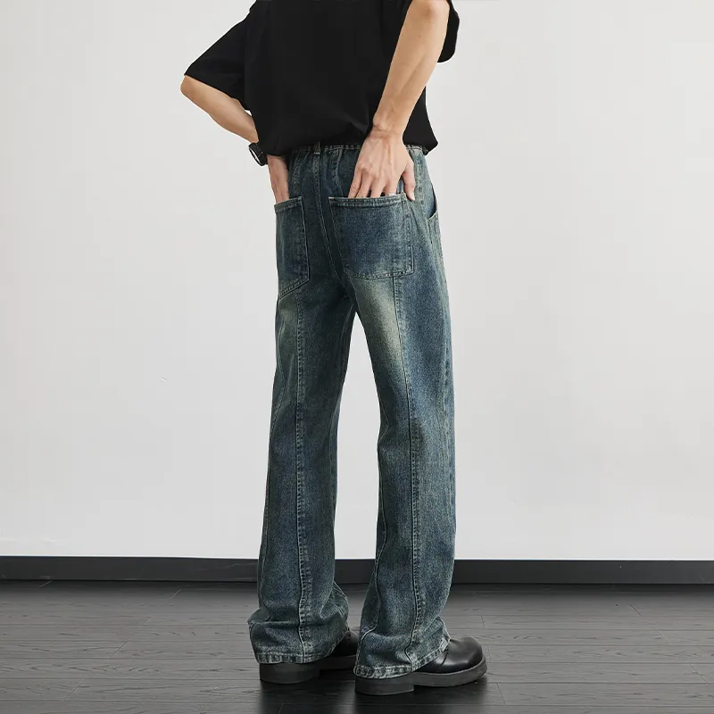 LANGWEIZHE Jeans Unisex-4