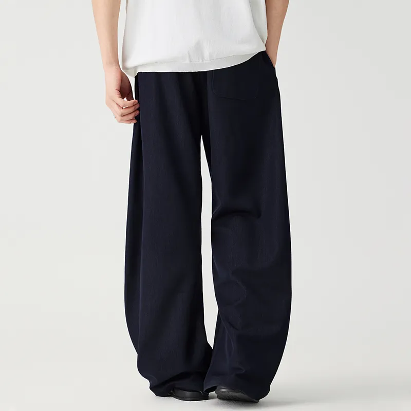 LANGWEIZHE Trendy Versatile Draped Double Bamboo High Quality Basic Unisex-6