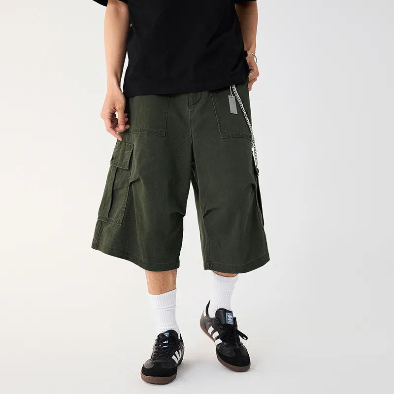 LANGWEIZHE Cargo Shorts Unisex-24