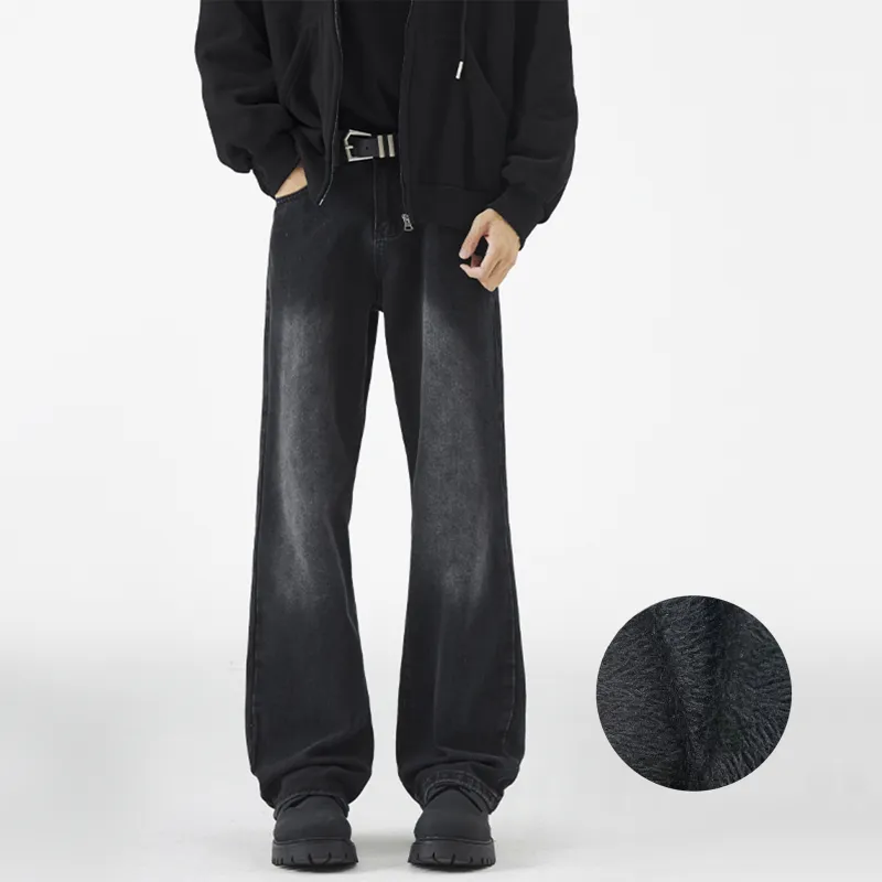 LANGWEIZHE Jeans Unisex-7
