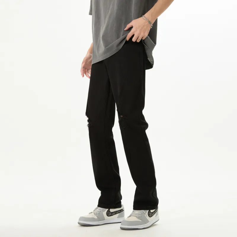LANGWEIZHE Jeans Unisex-2