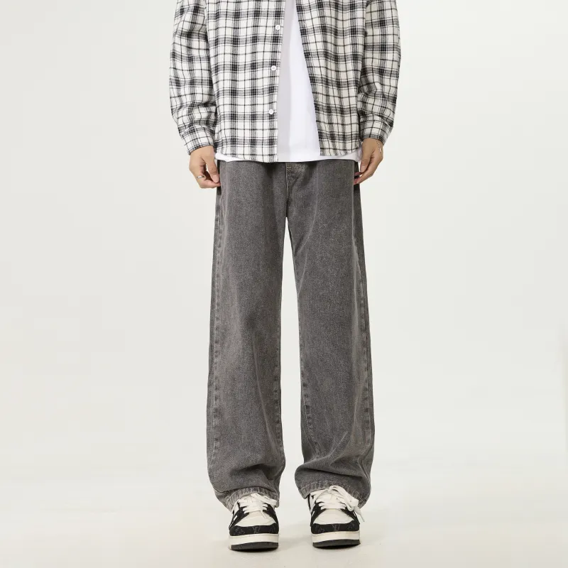 LANGWEIZHE Jeans Unisex-8