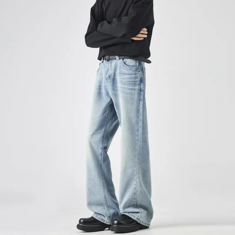LANGWEIZHE Jeans Unisex-15