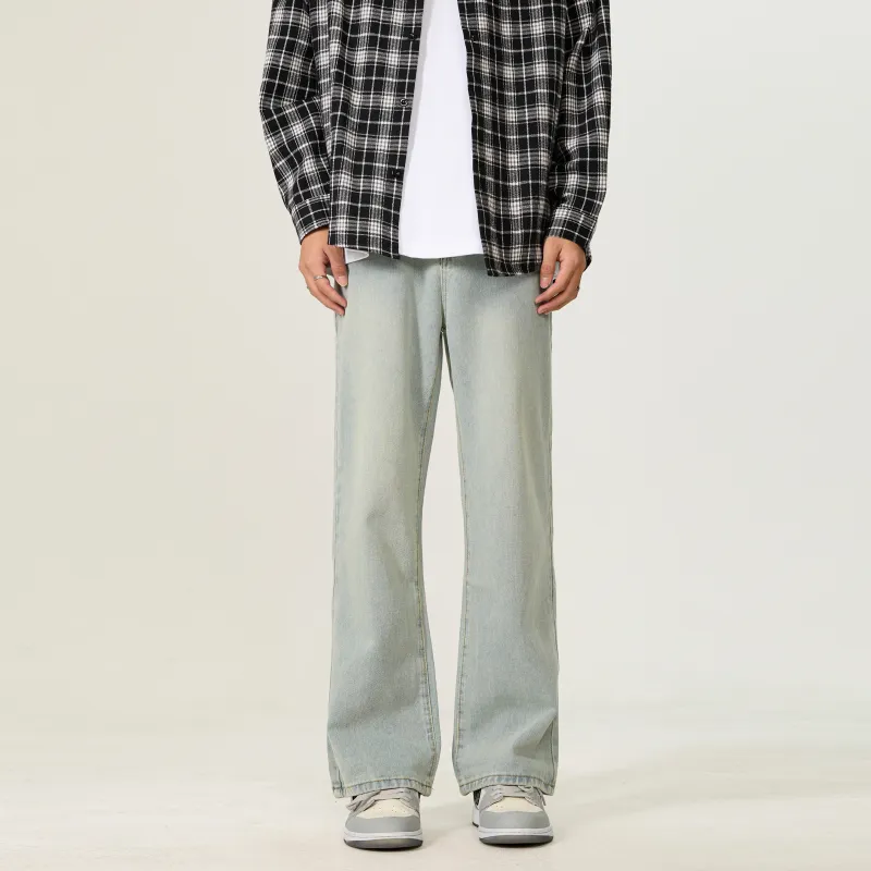LANGWEIZHE Jeans Unisex Clearwater Blue-2
