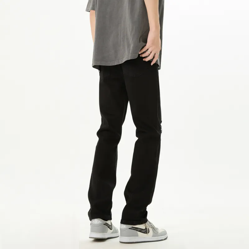 LANGWEIZHE Jeans Unisex-5