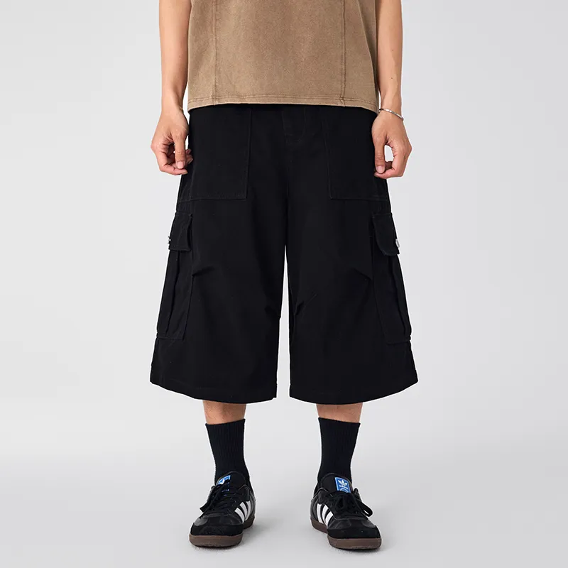 LANGWEIZHE Cargo Shorts Unisex-2