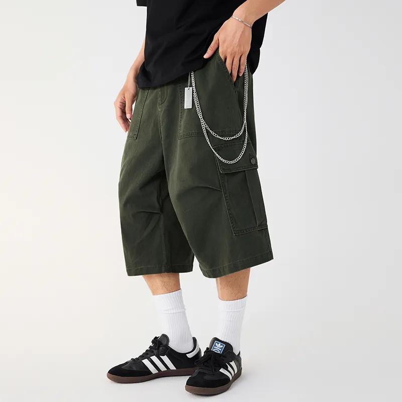 LANGWEIZHE Cargo Shorts Unisex-25
