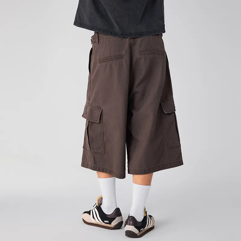 LANGWEIZHE Cargo Shorts Unisex-18