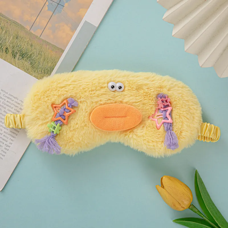 NUOTING Imitation Rabbit Plush Eye Masks-7