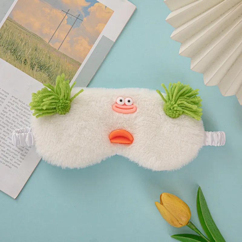 NUOTING Imitation Rabbit Plush Eye Masks-9