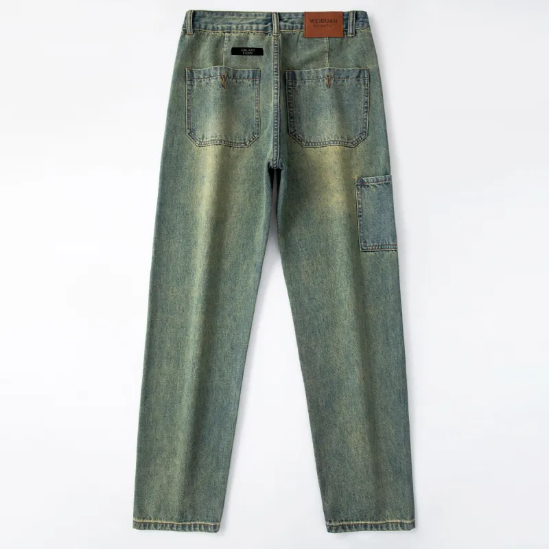 GALAXY FAIRY Jeans Unisex Vintage Blue-1