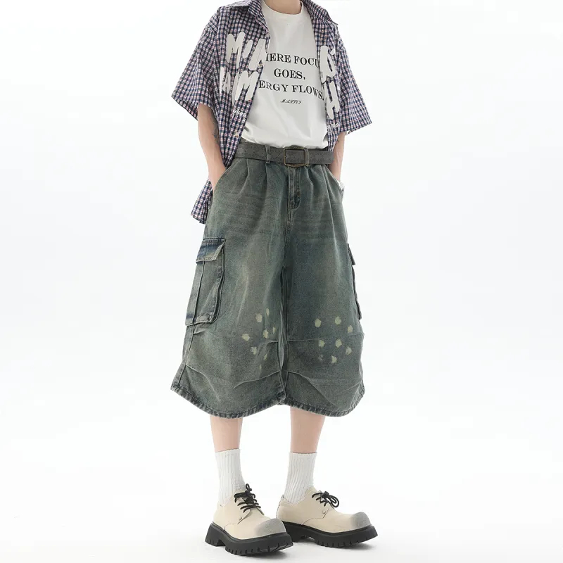 GALAXY FAIRY Denim Shorts Unisex-3