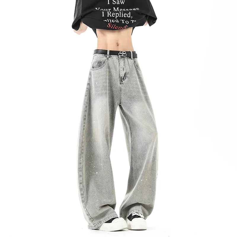 GALAXY FAIRY Jeans Unisex Gray-4
