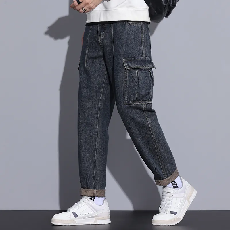 GALAXY FAIRY Jeans Unisex Vintage Blue-3