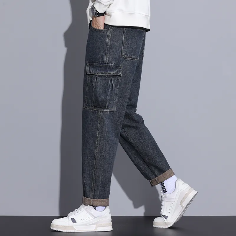 GALAXY FAIRY Jeans Unisex Vintage Blue-4