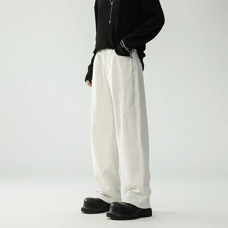 GALAXY FAIRY Jeans Unisex White-3