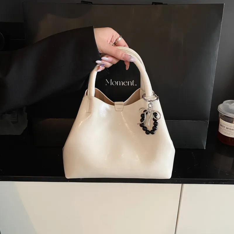 Yalu PU Handbag Regular Women's Khaki/Pink/Green/Black/White-2