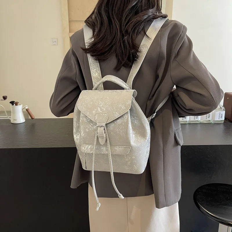 Yalu PU Backpack Regular Women's Multicolor-12