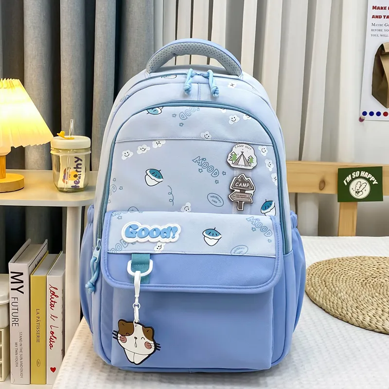 Yalu Nylon Backpack Regular Unisex Multicolor-10
