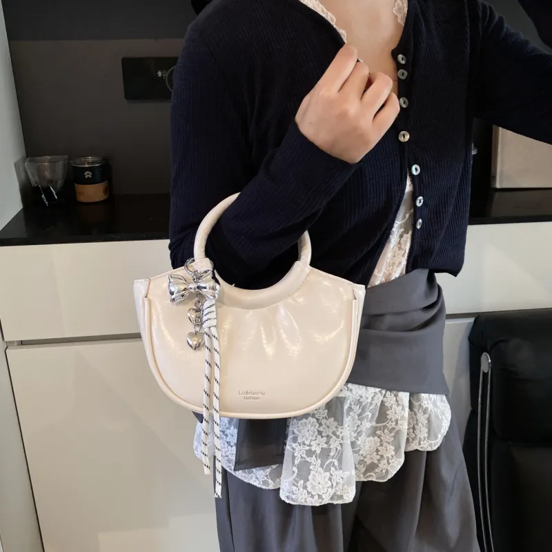 Yalu PU Shoulder Bag, Crossbody Bag, Handbag Regular Women's Silver/Black/Pink/Blue/White-33