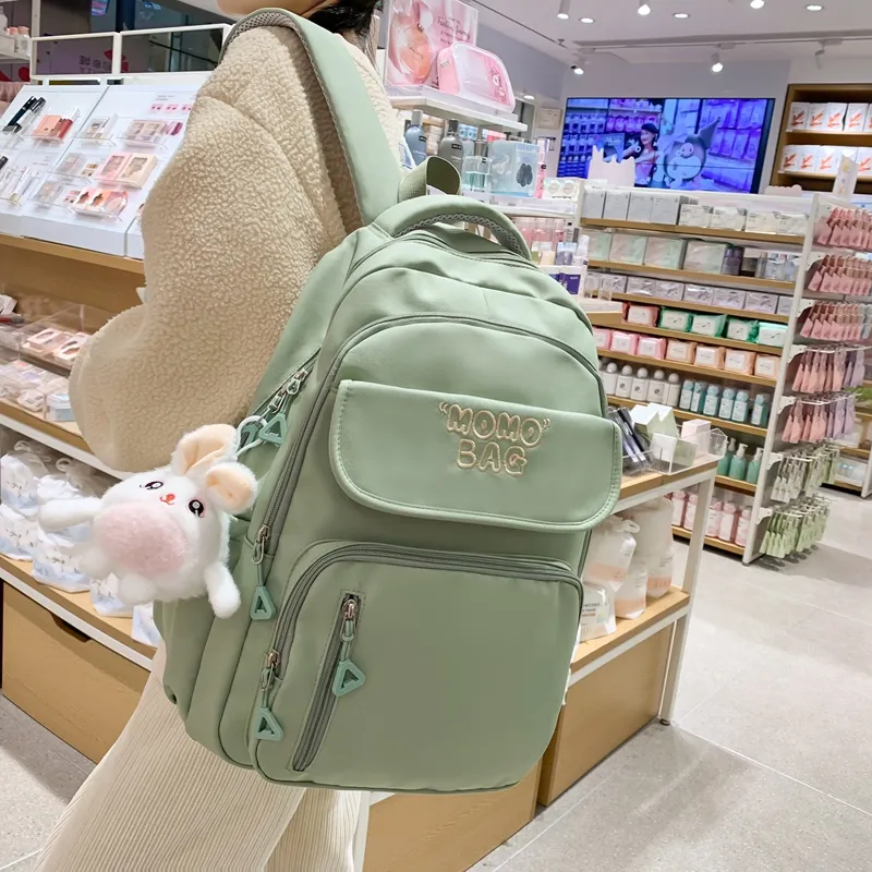 Yalu Nylon Backpack Unisex Multicolor-6