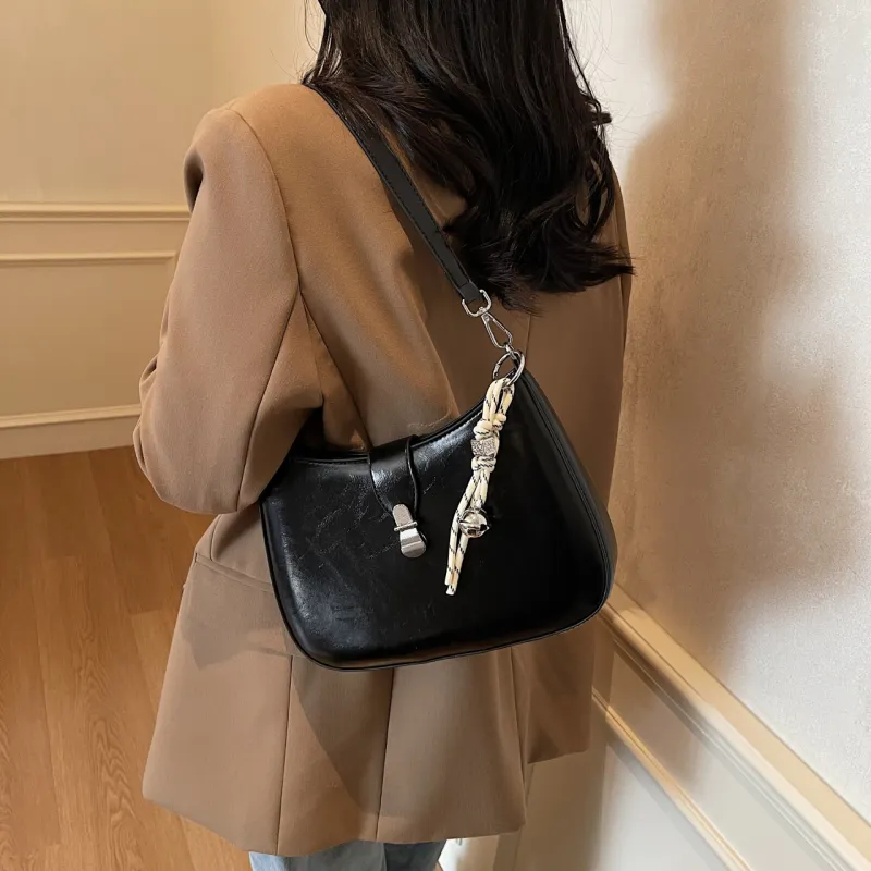Yalu PU Crossbody Bag, Shoulder Bag Regular Women's Pink/White/Black/Beige Gray-19