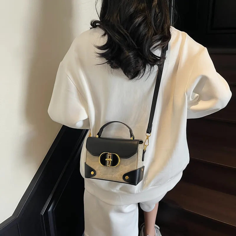 Yalu PU Shoulder Bag, Crossbody Bag, Handbag Regular Women's Black/Ecru/Blue/Coffee-10