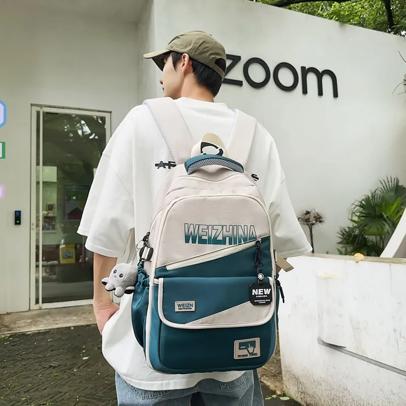 Yalu Nylon Backpack Unisex Multicolor-1
