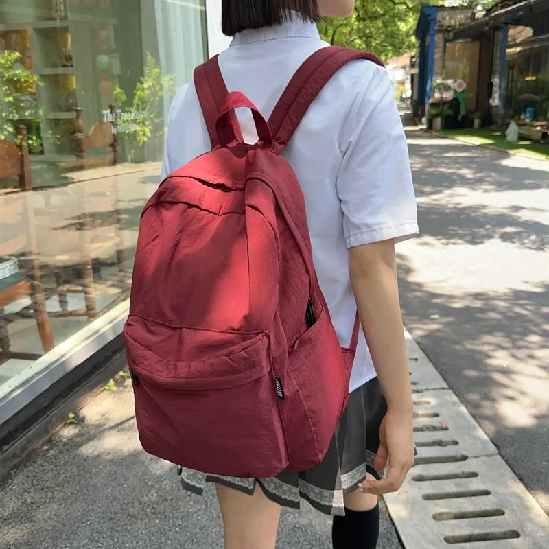Yalu Nylon Backpack Unisex Multicolor-25
