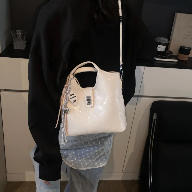 Yalu PU Bucket Bag Handbag Women's Multicolor-25